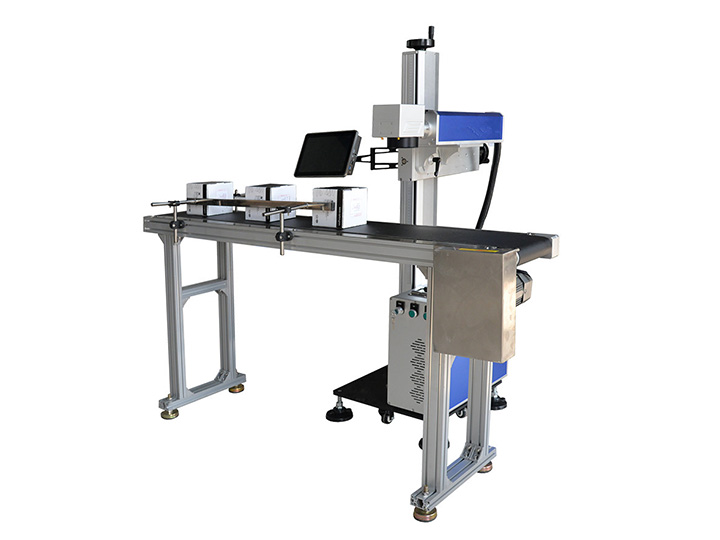 零件和工具在線飛行光纖激光打標系統(tǒng)