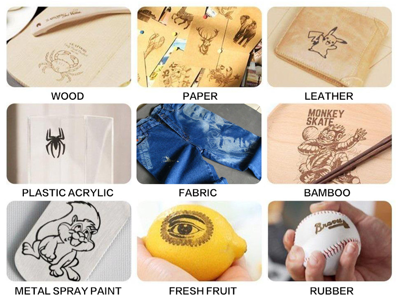 CO2 激光木材打標機項目