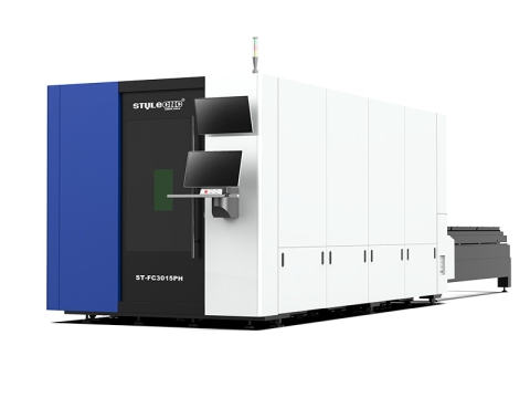 5x10光纖激光金屬切割機(jī)，帶全封閉式保護(hù)殼