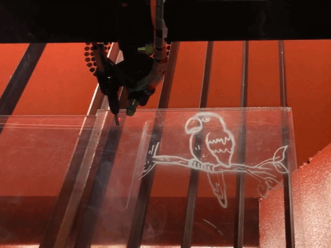 亞克力激光切割雕刻機(jī) 亞克力激光切割雕刻機(jī)