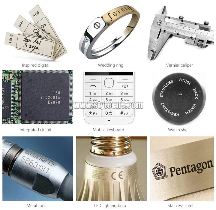 適用于金屬、PMAG、聚合物塑料項目的臺式光纖激光雕刻機(jī)