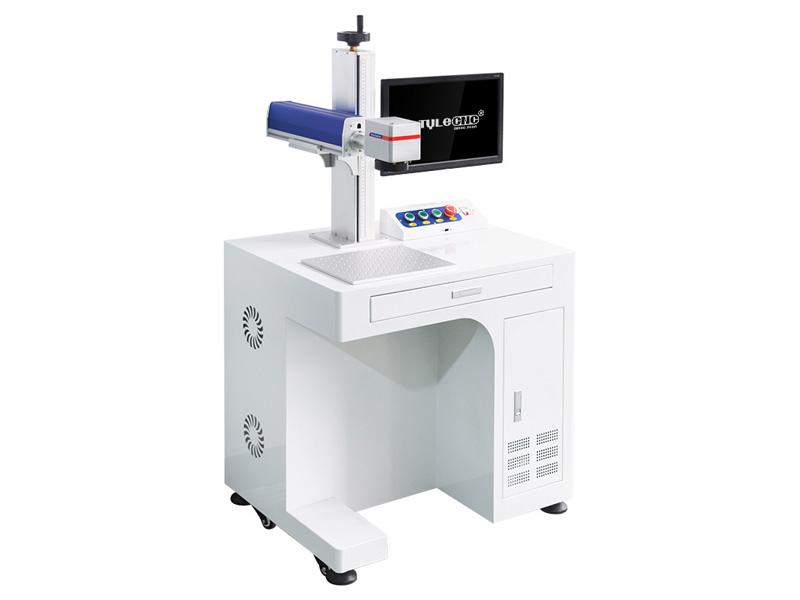 適用于金屬和聚合物塑料的臺式光纖激光雕刻機(jī)