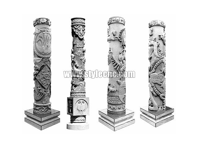 多頭 3D 用于大理石柱制造的數(shù)控石雕機(jī) 多頭 3D 用于大理石柱制造的數(shù)控石雕機(jī)