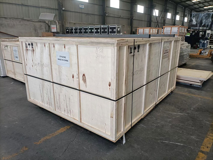 雙頭膠合板盒 CO2 激光切割機