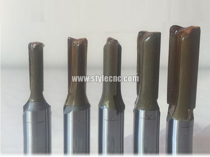 TCT 直槽 CNC 鉆頭，適用于中密度纖維板和木材切割