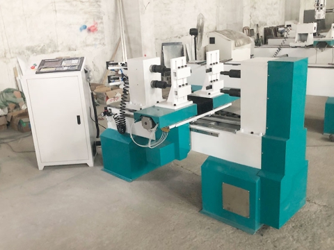 小型數(shù)控木工車床，適用于雙木工車削