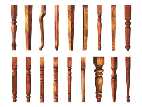 如何用木工車床制作木制家具腿？