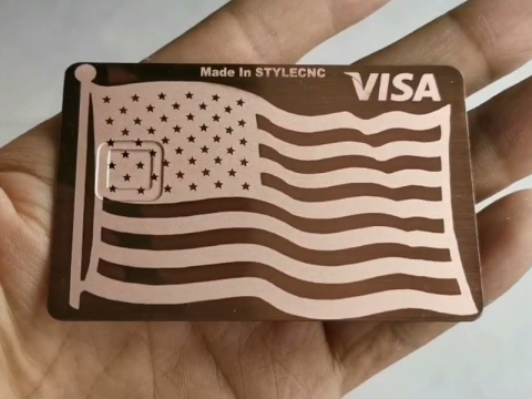 如何使用激光雕刻機(jī) DIY 金屬信用卡？
