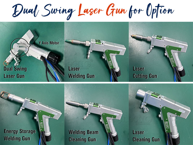 雙擺激光焊接、清洗、切割槍