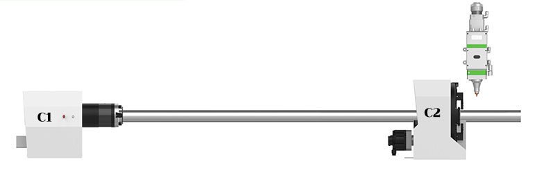 雙卡盤激光切管機(jī)