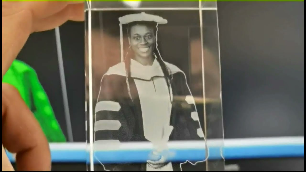 3D 內(nèi)部激光雕刻個性化水晶禮品和工藝品