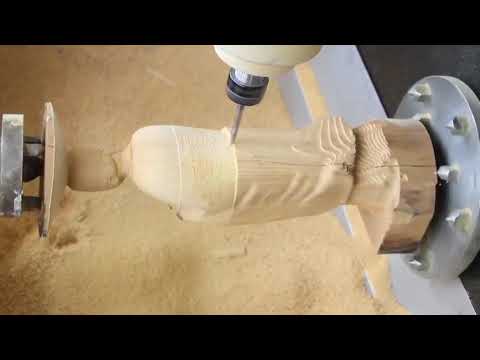 帶旋轉(zhuǎn)軸的小型數(shù)控雕刻機 3D 加工