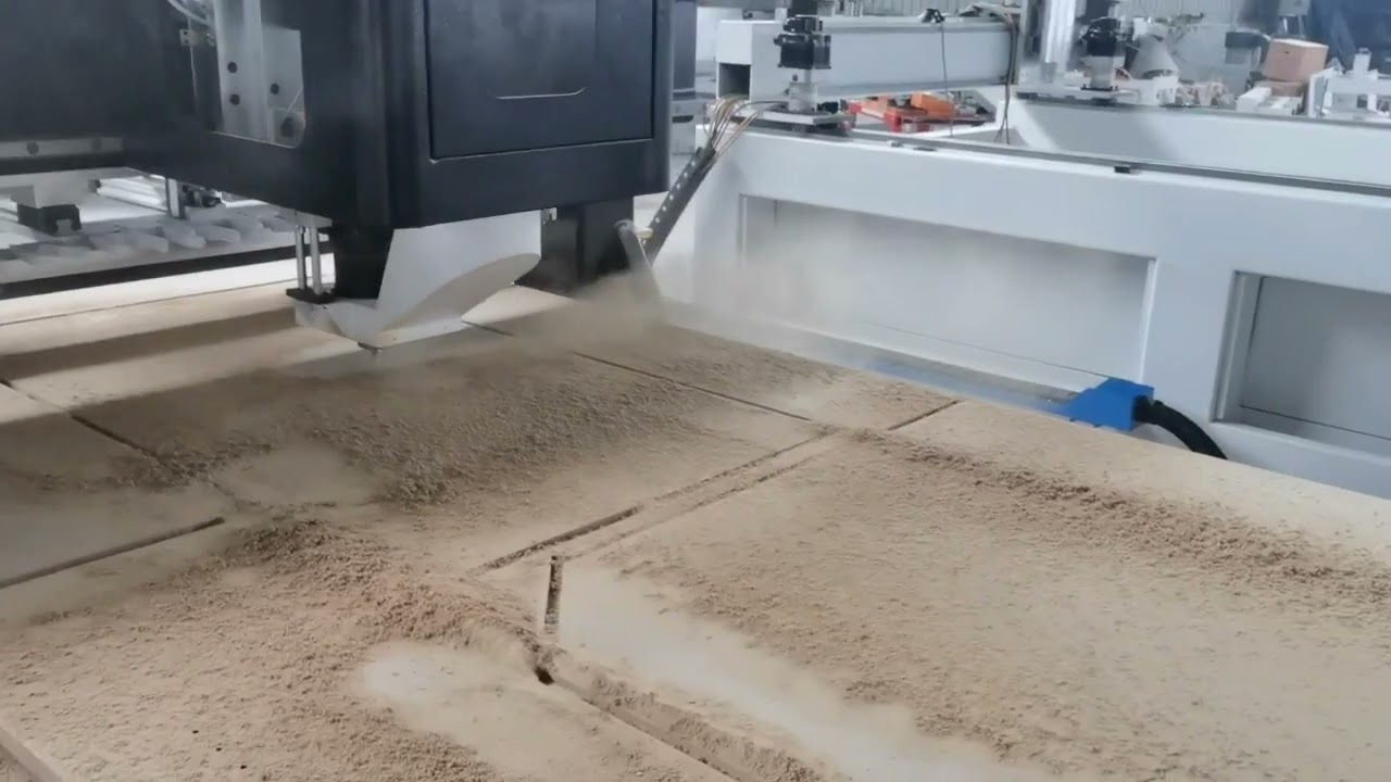 4x8直排式自動換刀數(shù)控雕刻機(jī) 4x8直排式自動換刀數(shù)控雕刻機(jī)