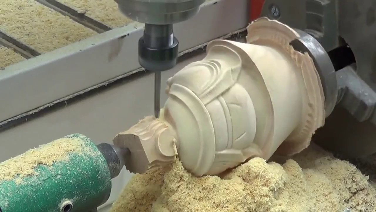 旋轉(zhuǎn)軸 3D 木工數(shù)控雕刻機